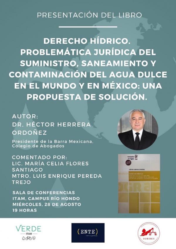 Presentación del libro: Derecho Hídrico